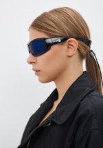 Спортивные очки LiP Typhoon / Gloss Black - Black / Zeiss / PA Polarized / Gun Blue Lens