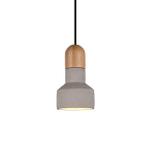 Подвесной дизайнерский светильник  QIE BAMBOO от Bentu Design (серый)