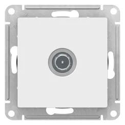 Розетка телевизионная проходная 4 дБ Systeme Electric AtlasDesign Лотос ATN001392