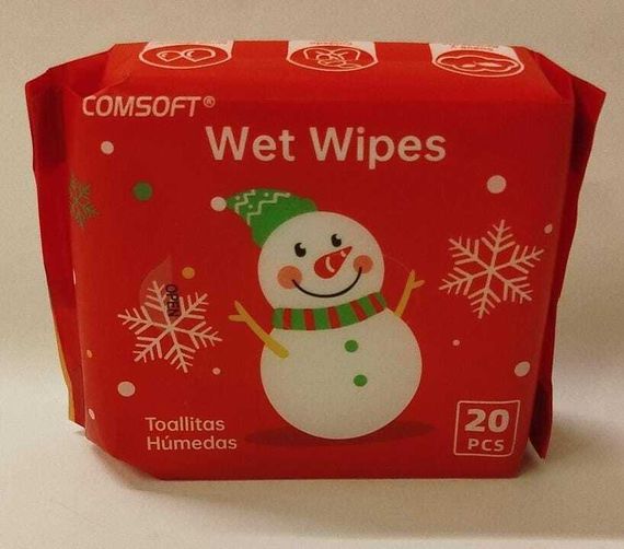 Nəm salfet \ Влажные салфетки \ Wet wipes Comsoft red