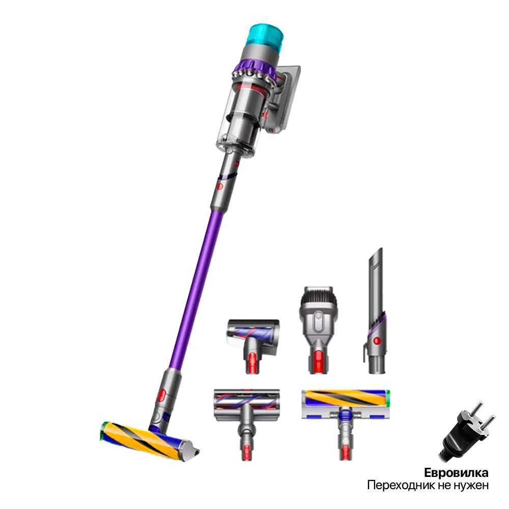 Беспроводной вертикальный пылесос Dyson Gen5 Detect Absolute (SV23), Iron / Purple (Железо / Фиолетовый), EU