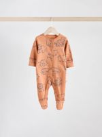 Комбинезон / Cлип для малышей Next AA5-960, 3 шт., Молочный, Голубой, Кирпичный
