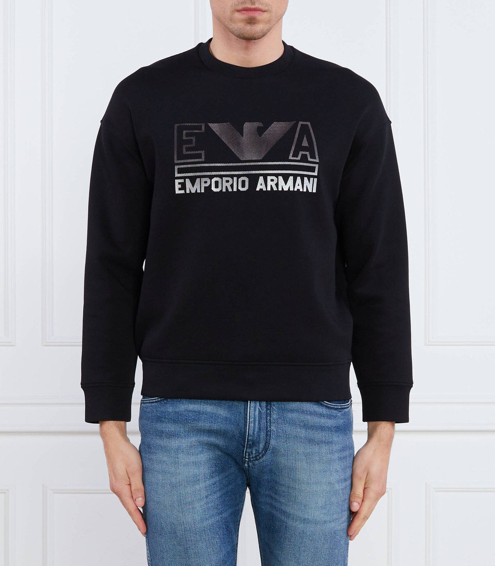 Худи Emporio Armani - черный(3R1MBT 1JHSZ)