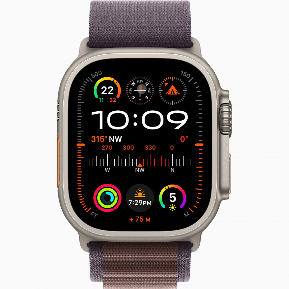 Умные часы Apple Watch Ultra 2 49mm Titanium Indigo Alpine Loop L (MRFG3)