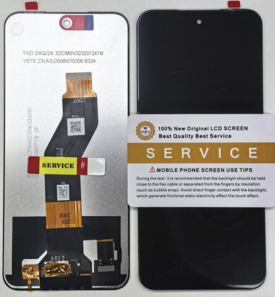 Дисплей Tecno/Infinix Pop 9/10 Pro/Spark Go 1/1S/2/30C/40/40C/Hot 50i/60/60i ярк.400+ YQ (ORG)
