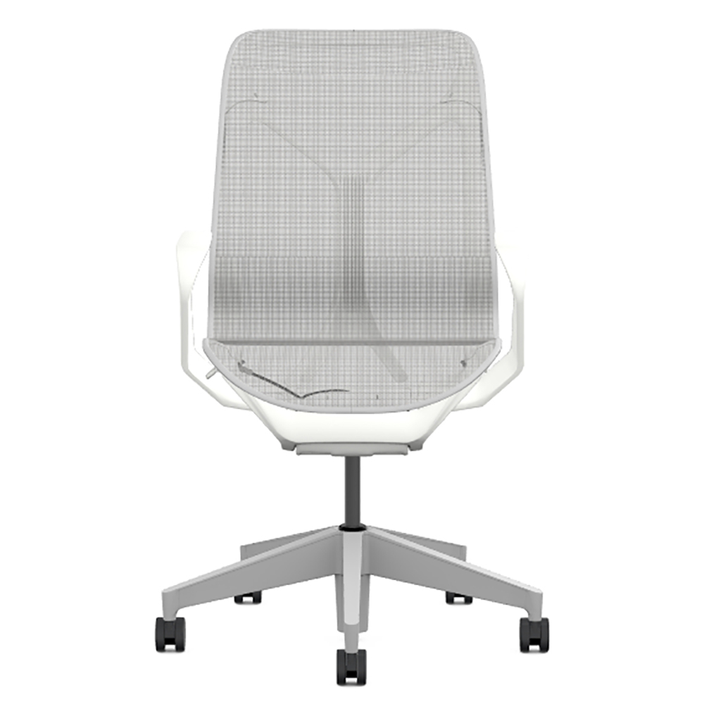 Кресло Herman Miller Cosm, средняя спинка, цвет Mineral, нерегулируемые подлокотники