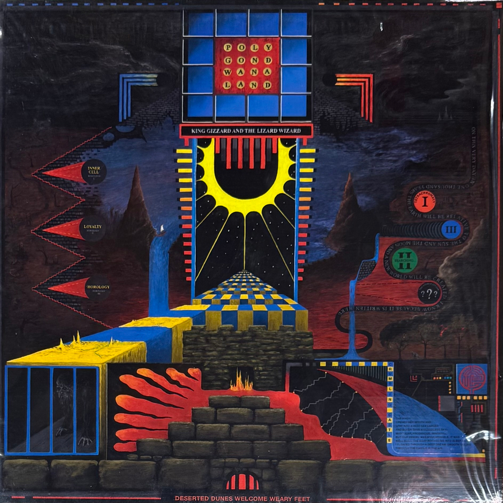 King Gizzard And The Lizard Wizard ‎– Polygondwanaland (Германия 2017г.) Red