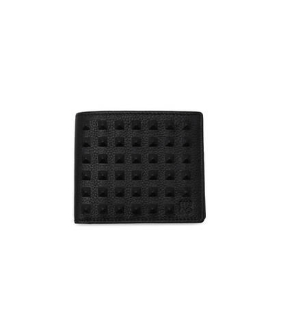 Кожаный кошелек Elliott studs_8 cc HUGO - черный(50512950)