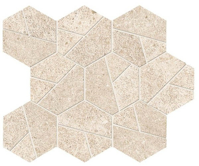 Мозаика Boost Stone Ivory Mosaico Hex
