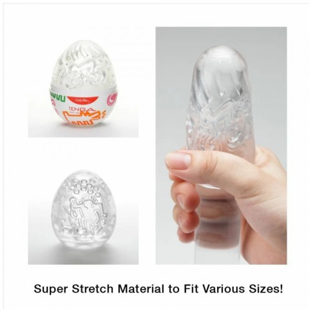 TENGA&Keith Haring Egg Мастурбатор яйцо Street