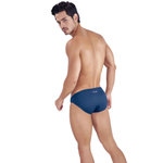 Темно-синие трусы-брифы с узким поясом Purity Brief (Размер: XL) (Цвет: темно-синий)