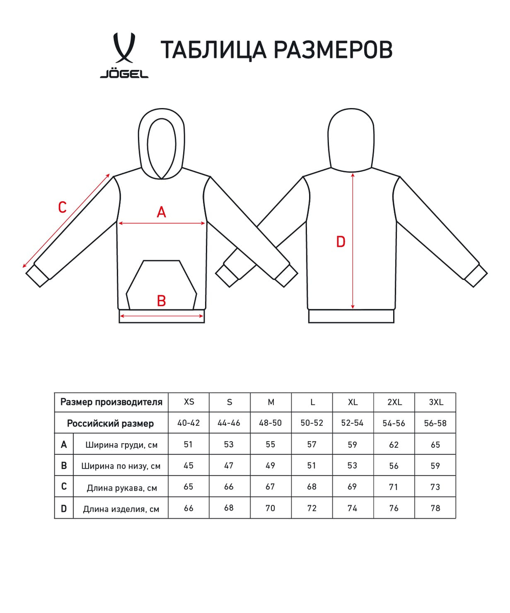 Худи ESSENTIAL Terry Hoodie, серый меланж