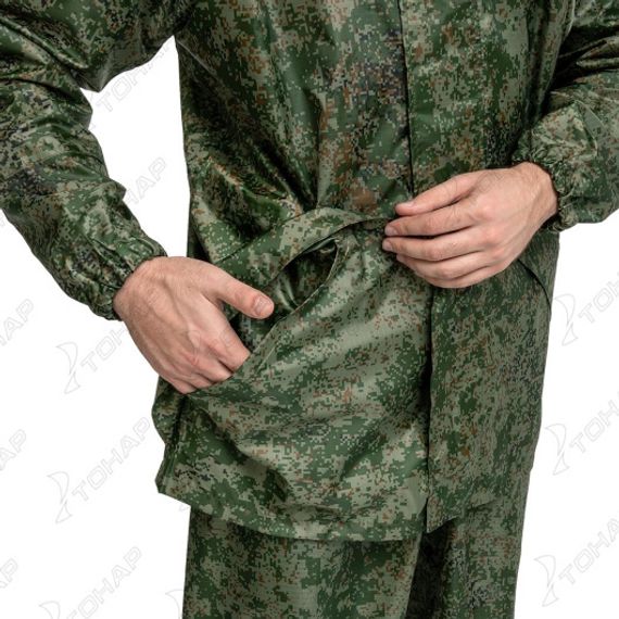 Костюм ветровлагозащитный Походный, цв.КМФ Цифра PU 5000 р.46 (T-KS-VVZ-S-PU 5-001) Helios