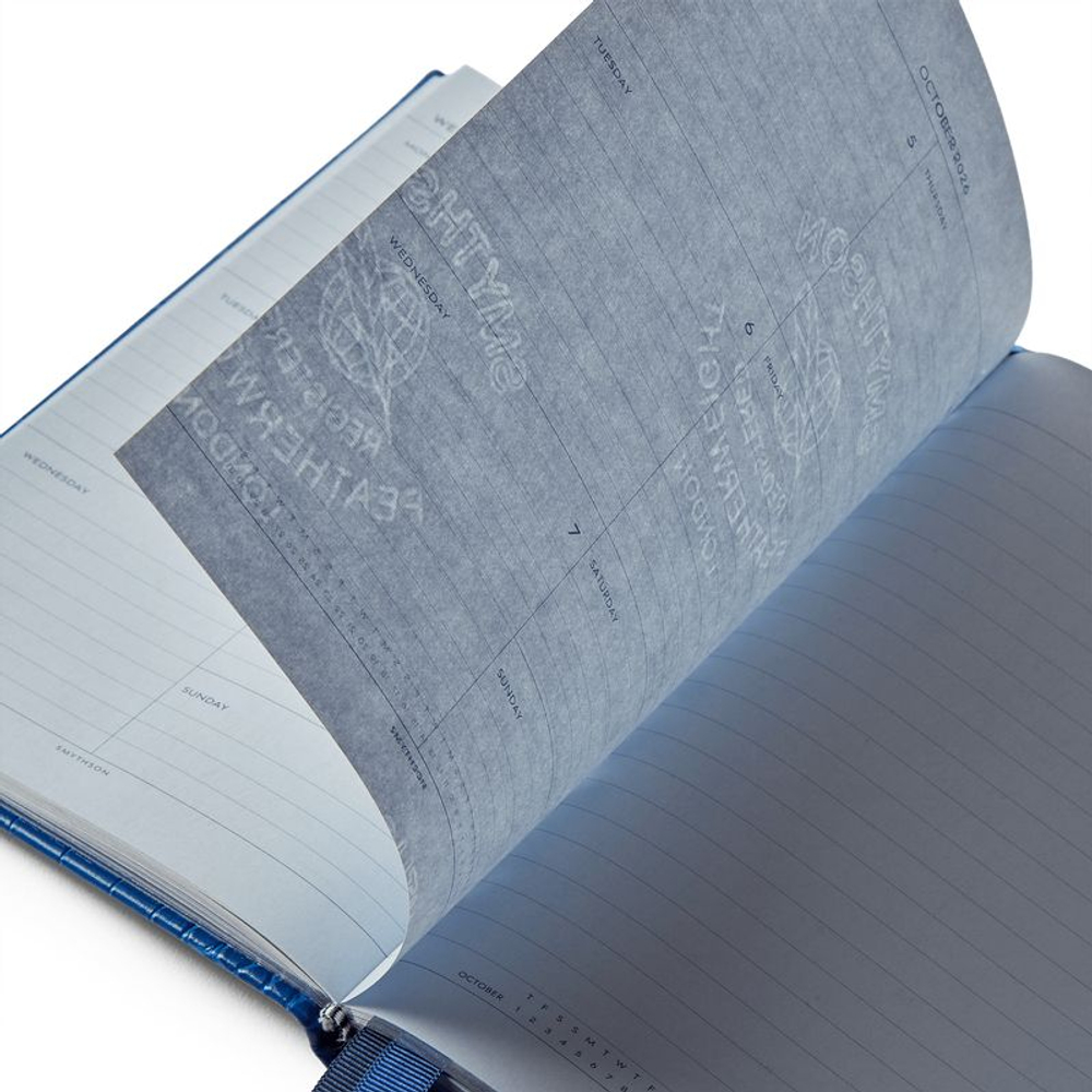 Smythson Ежедневник 2026 Soho Weekly Diary in Mara, Lilac