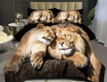 Комплект постельного белья 1,5 спальный Поплин, The lions