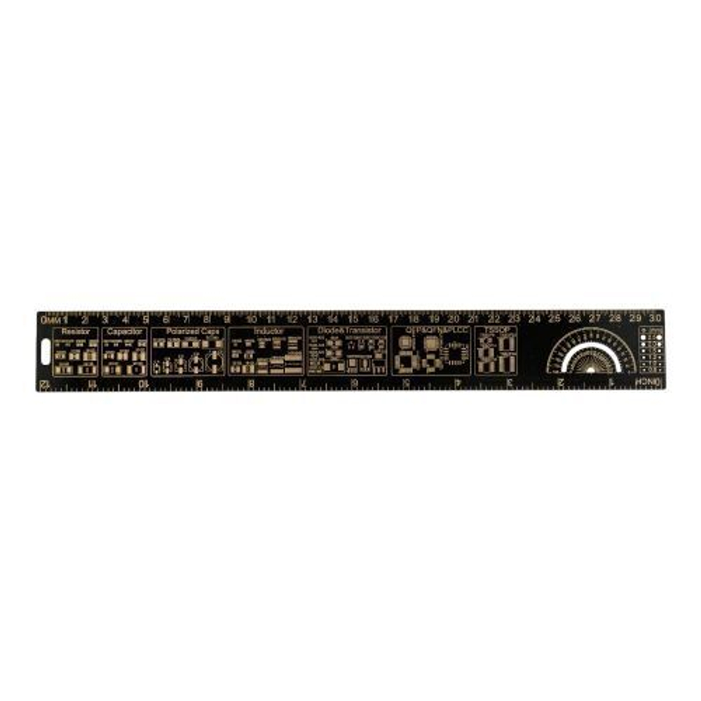 Линейка радиолюбителя для инженера-разработчика PCB 30см
