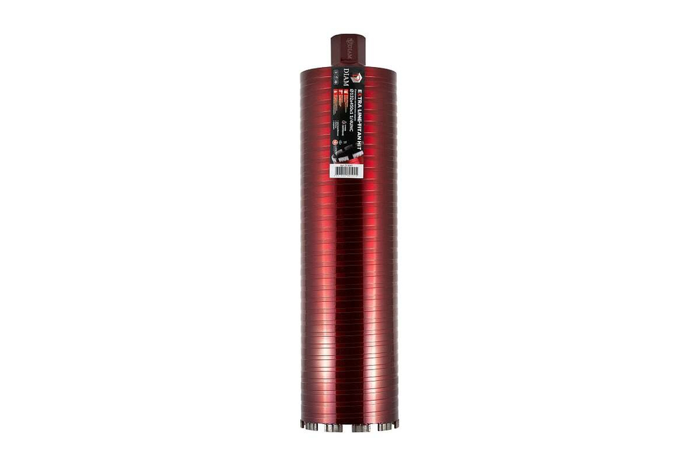 Коронка алмазная Diam САСС Extra Line Titan HIT 132x450 мм, 6 сегментов, 1 1/4 UNC, армированный бетон 313041