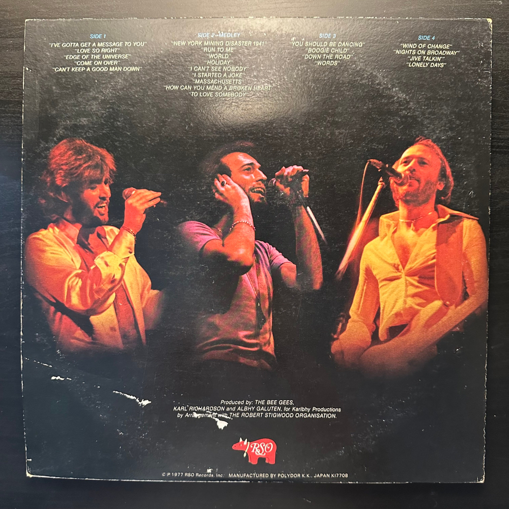 Bee Gees - Here At Last.. Bee Gees ...Live 2LP (Япония 1977г.)