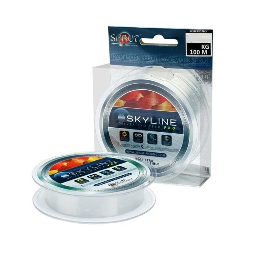 Леска для рыбалки Sprut SKYLINE EvoTech PRO Pink (0,305mm/100m), 1 штука