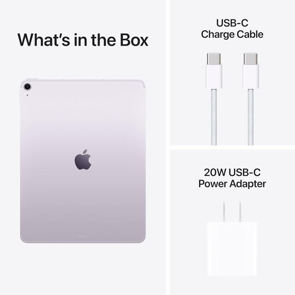 Планшет Apple iPad Air 13 (M4, 2026) 512 ГБ Wi-Fi + Cellular Фиолетовый | Purple