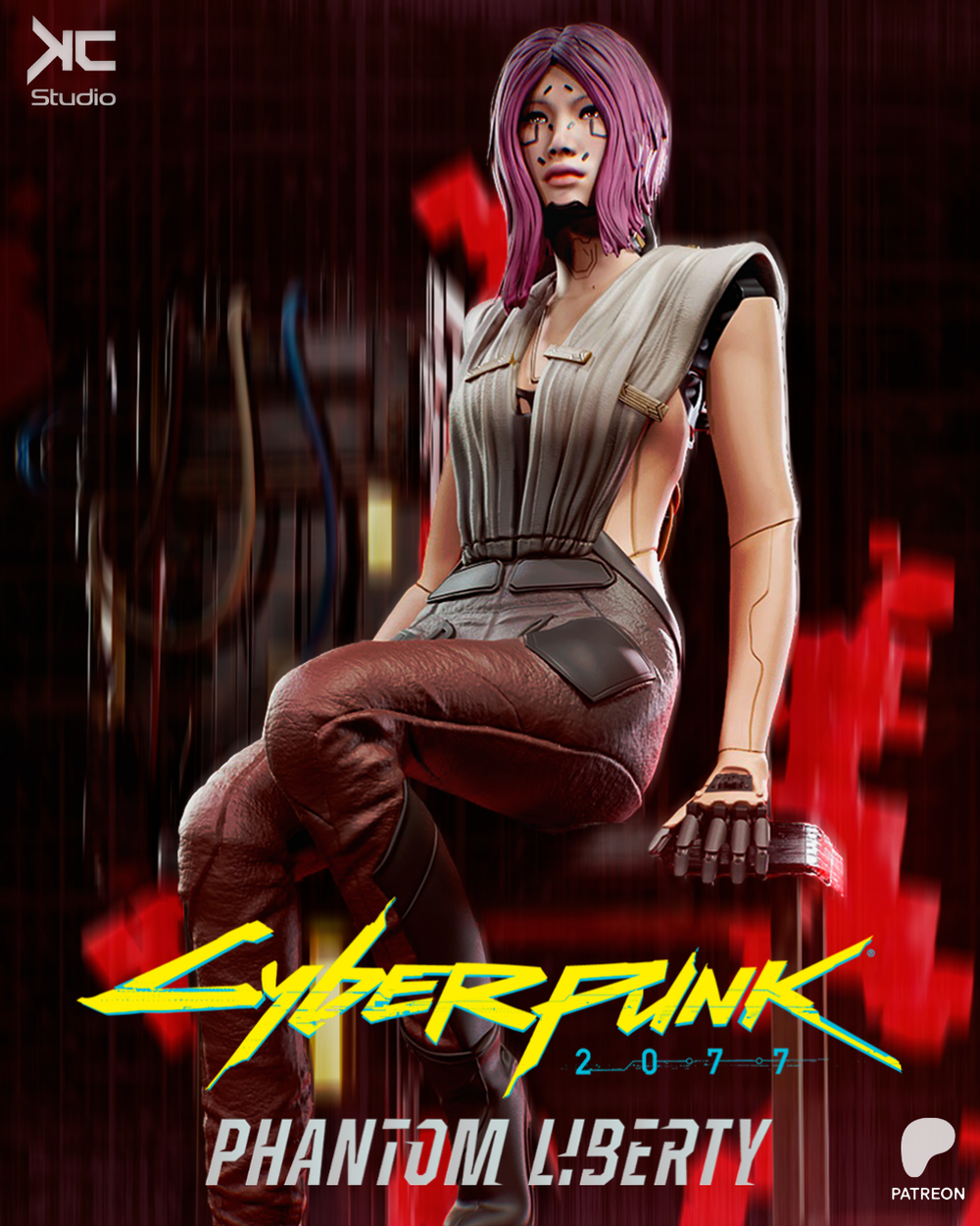 Фигурка Songbird киберпанк