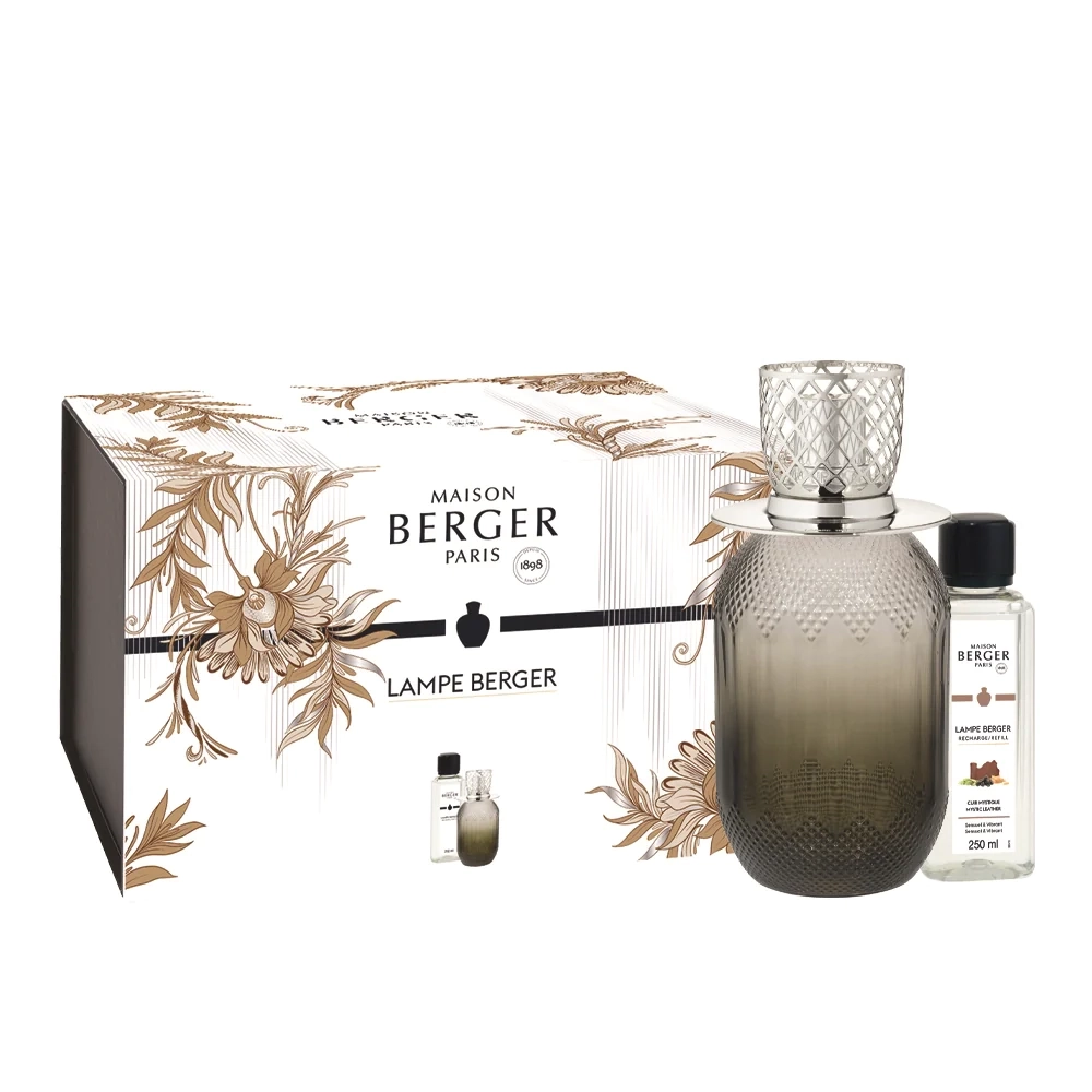 Maison Berger Paris Набор ароматической лампы Evanescence серо-зеленый + ароматическое масло Sinnamony 250 мл EAN 3127290047946