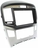 Магнитола для Hyundai H1, Grand Starex 2015-2022 (ШГУ монохром, авто с часами) - FarCar BX877 монитор 13" 2K QLED на Android 13, Быстрая, CarPlay, 4G SIM-слот