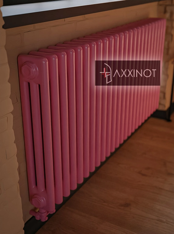Axxinot Sentir 3060 - трехтрубный трубчатый радиатор высотой 600 мм, нижнее подключение, палитра RAL