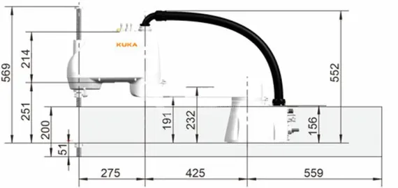 Промышленный робот KUKA KR SCARA, KR 6 R700 Z200-2
