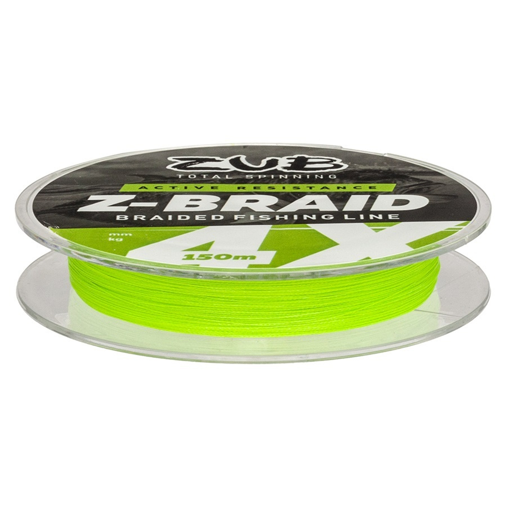 Шнур ZUB Z -BRAID Lime 150m 0,22мм