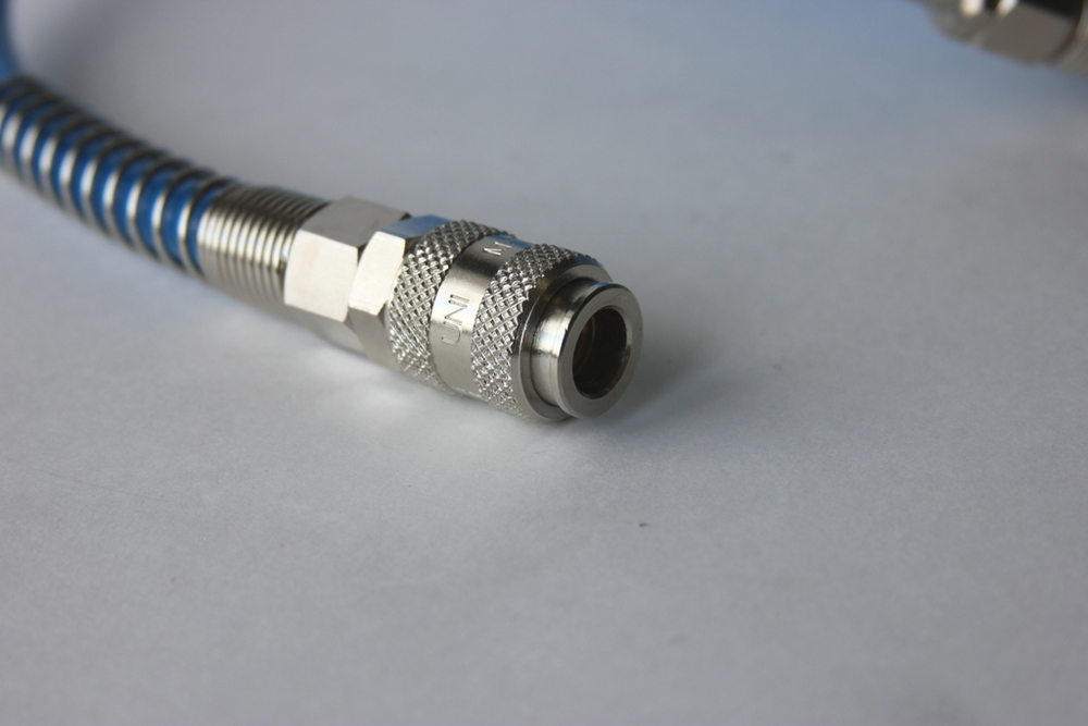 Шланг спиральный GAV SPR 4 м, D 8*12, быстросъем