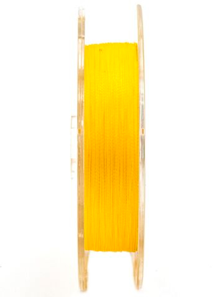 Леска плетёная WFT KG PLASMA Yellow 150 м, 0,10 мм