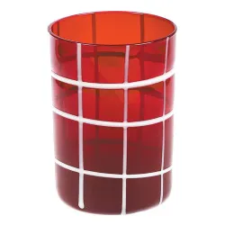 Стакан для коктейля Хайбол 350 мл бордо декор Artist's Glass BarWare d 7,5 см h10 см P.L.