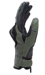 Мотоперчатки комбинированные Dainese KARAKUM ERGO-TEK Black/Army-Green