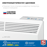 Конвектор электрический 2 кВт ЗУБР ПРО Профессионал КЭП-2000