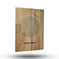 Дубовая сетка для динамика SW 525 White - Wood CORNER (прямоугольная угловаяя)
