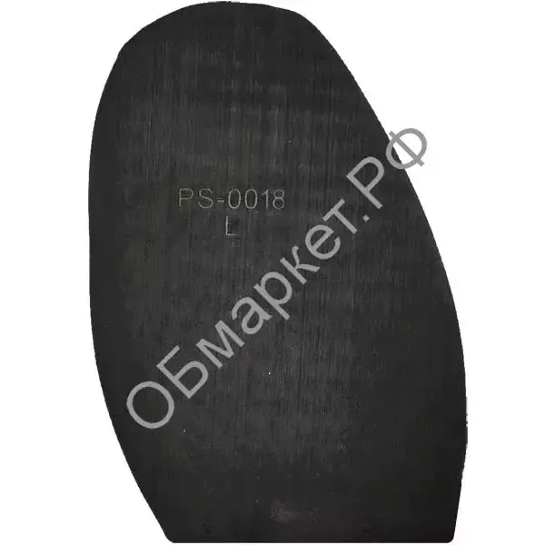 Профилактика формованная Piligrim PS-0018L 2х180х120мм, чёрный