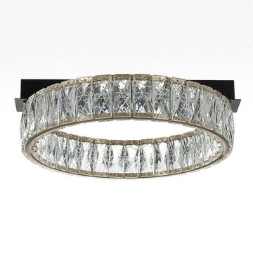 Люстра хрустальная LED 16W 3000К CL325142 чёрный/бронза Palant Citilux