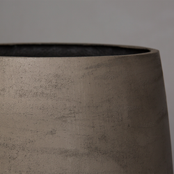 Кашпо CONE SMOKEY GREY D50 H54