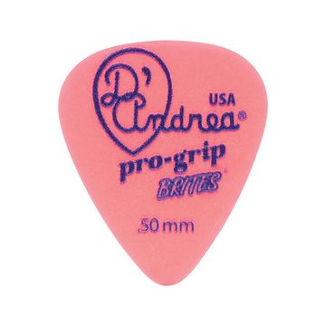 Медиаторы, 12шт, делрин, 0.50мм, стандартные, D'Andrea TPGB351-050TH Pro-Grip Brites