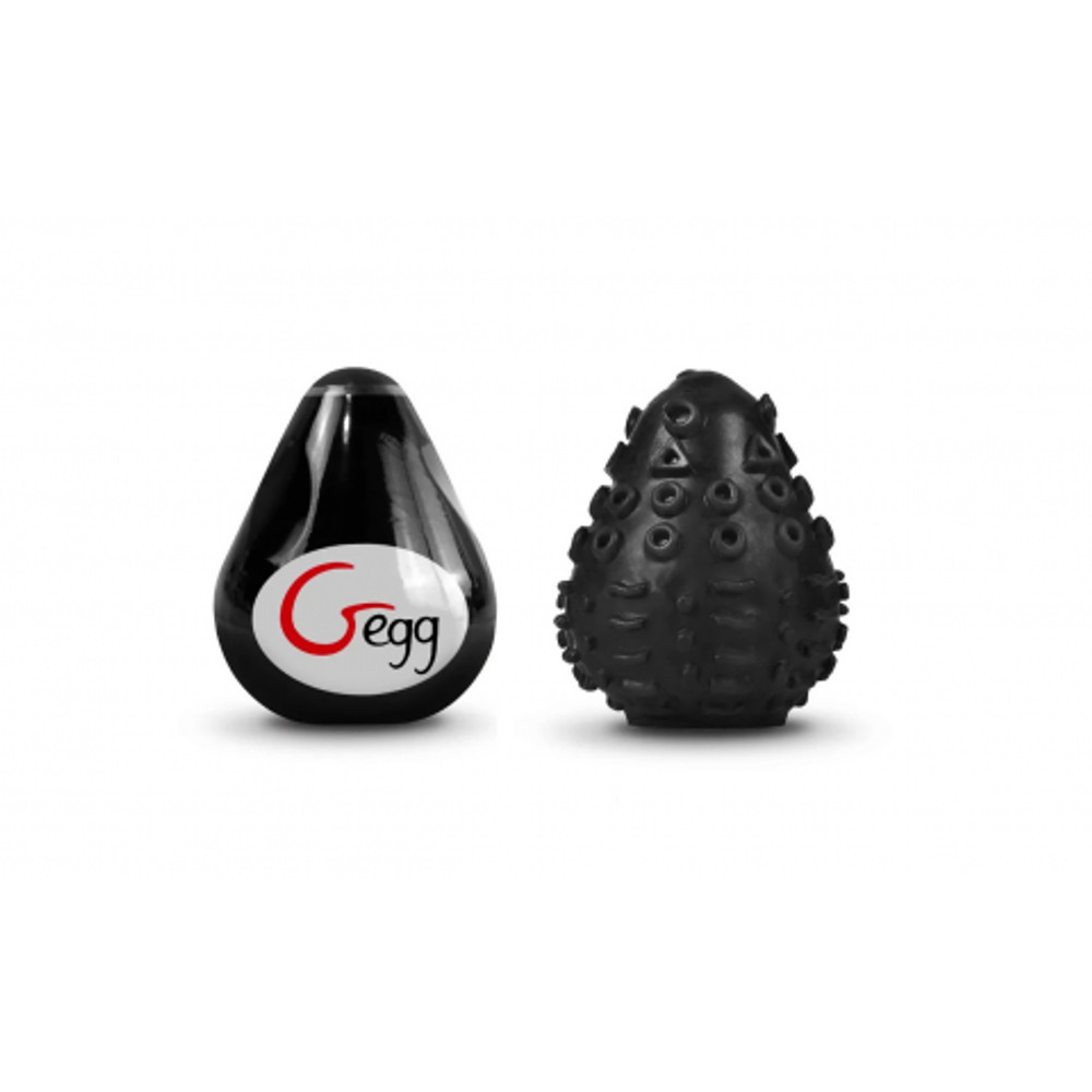 Gvibe Gegg Black - мастурбатор яйцо, 6.5х5 см (черный)