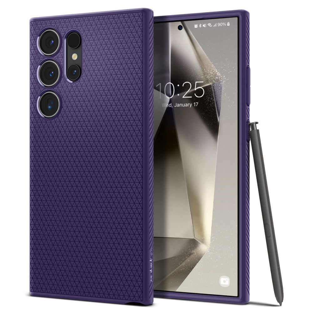 Чехол Spigen Liquid Air для Samsung Galaxy S24 Ultra Deep Purple