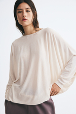 Топ с рукавами «летучая мышь» — Пыльно-розовый — H&M 1366409