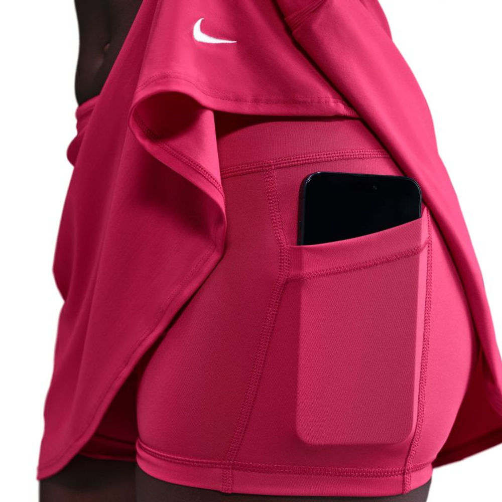 Теннисная юбка Nike Victory Dri-Fit Upper - rush pink/rush pink/white