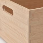 Коробка для хранения IKEA UPPDATERA (УППДАТЕРА), Бамбук, 24x32x15 см