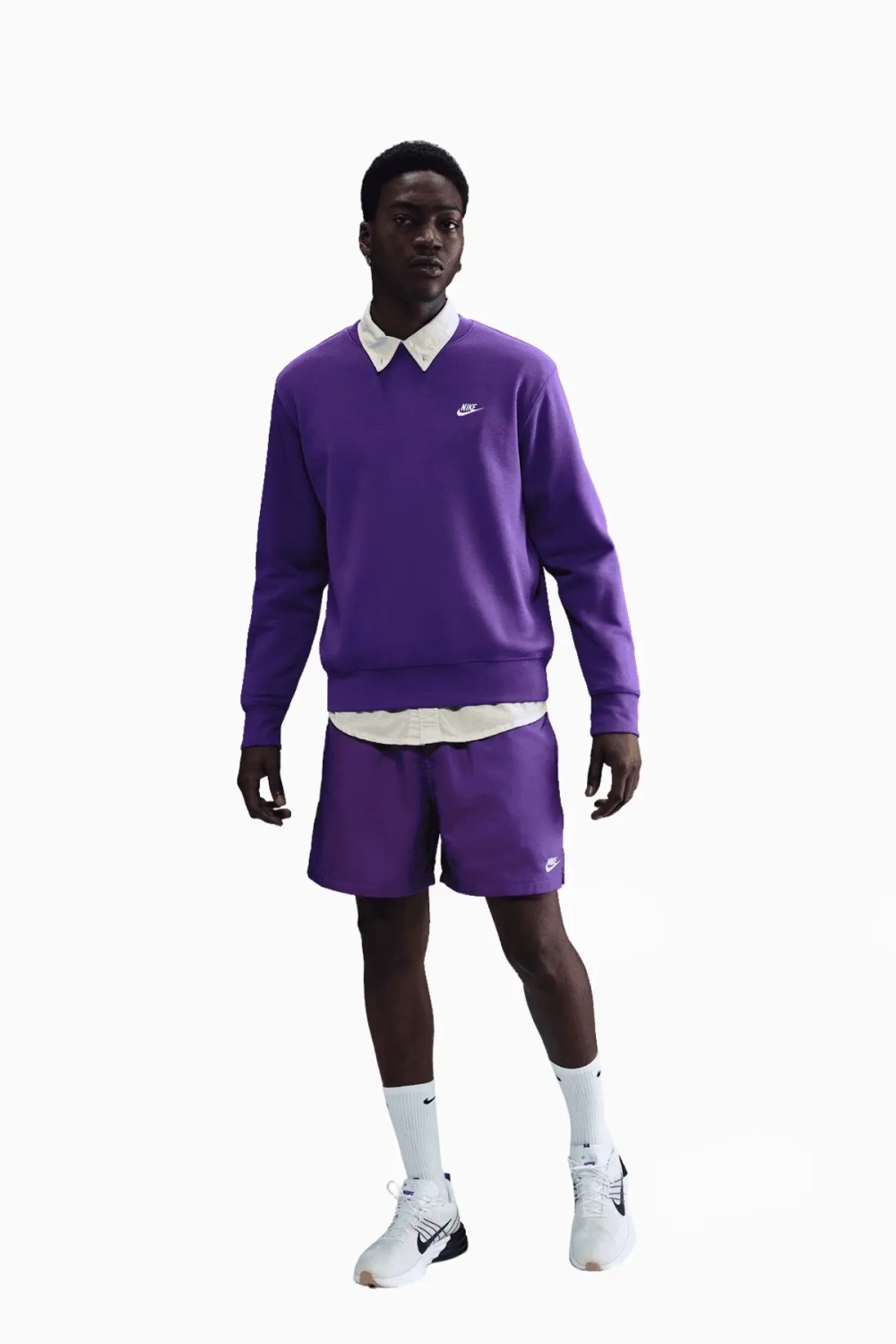 Шорты Nike Club - фиолетовый