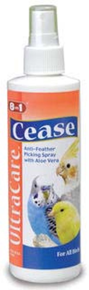 8in1 Cease Anti-Feather Picking Spray средство от выщипывания перьев 237мл