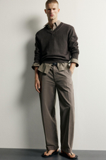 БРЮКИ ЧИНОС RELAXED FIT С ЭФФЕКТОМ ПОТЕРТОСТИ — ZARA · 4365/461