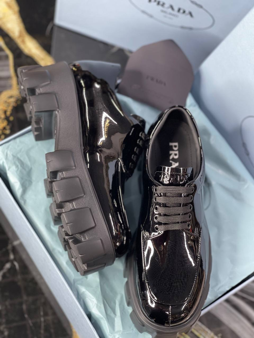 Лоферы Prada
