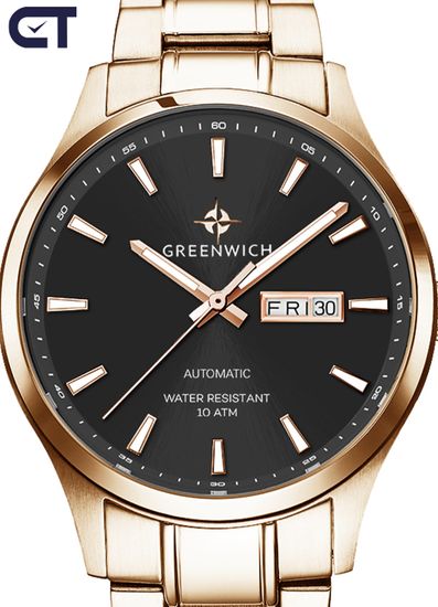 Greenwich Good Luck GW 054.40.31 - Элегантность с благородным акцентом, Мужские наручные часы